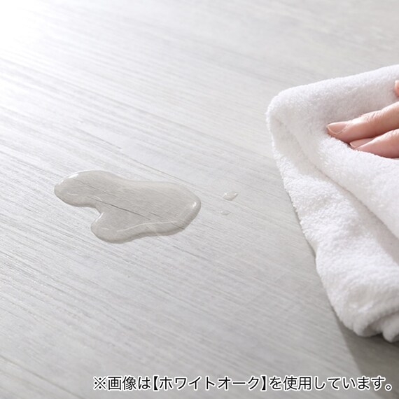 床暖可 はめ込み式フロアタイル8枚（アッシュオーク約1畳分） 6枚目画像