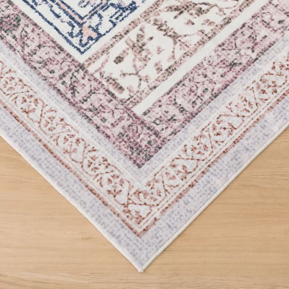 洗濯できる短毛ラグ(140X200 DP01) 3枚目画像