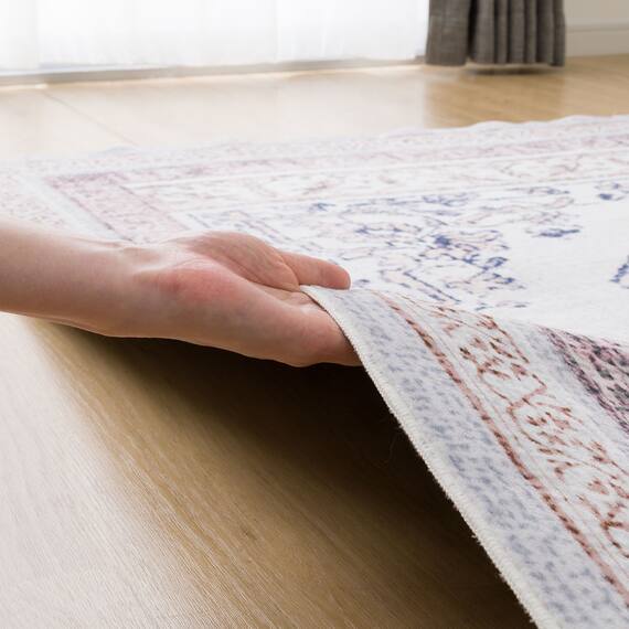 洗濯できる短毛ラグ(140X200 DP01) 8枚目画像