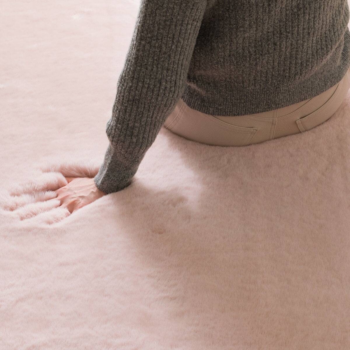 アクセントラグ(ウサギラグSP 200X200 RO ZG03) | ニトリネット【公式