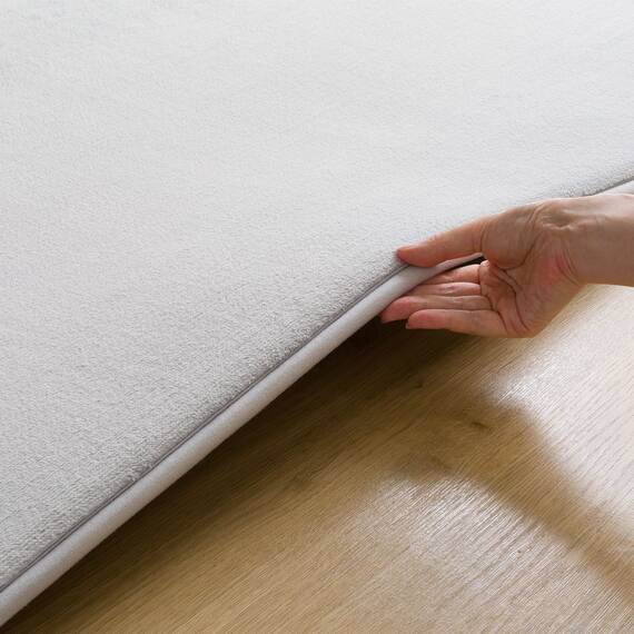 15mmウレタン入り 保温+吸湿発熱+蓄熱+防汚+防音ラグ(NウォームSP GYc200X240 MX08) 17枚目画像