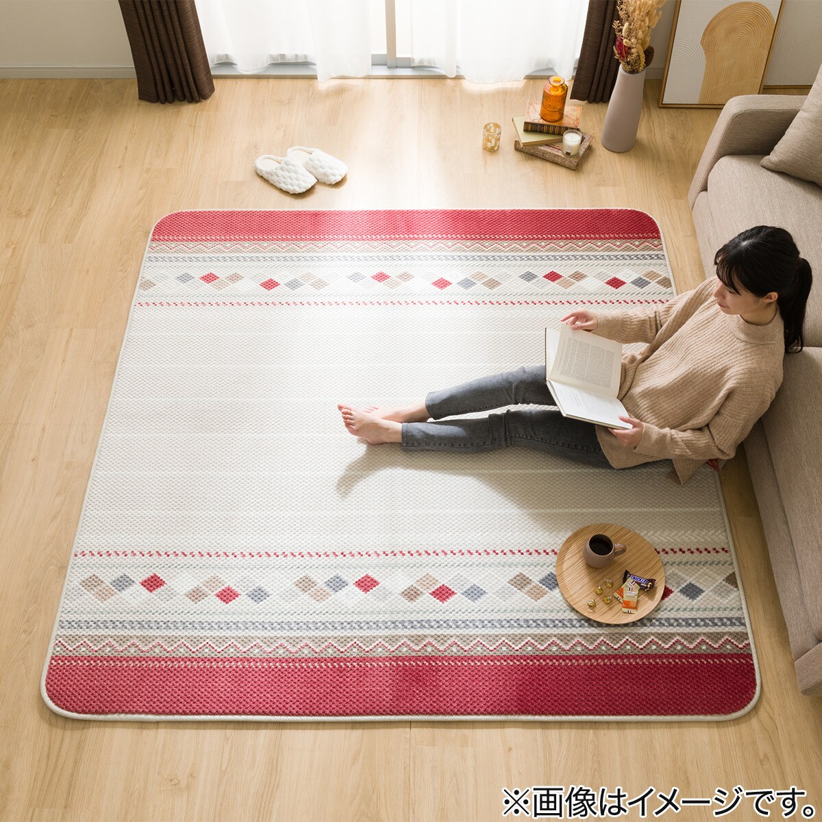 15mmウレタン入り 保温+吸湿発熱+蓄熱+防汚+防音ラグ(NウォームSP