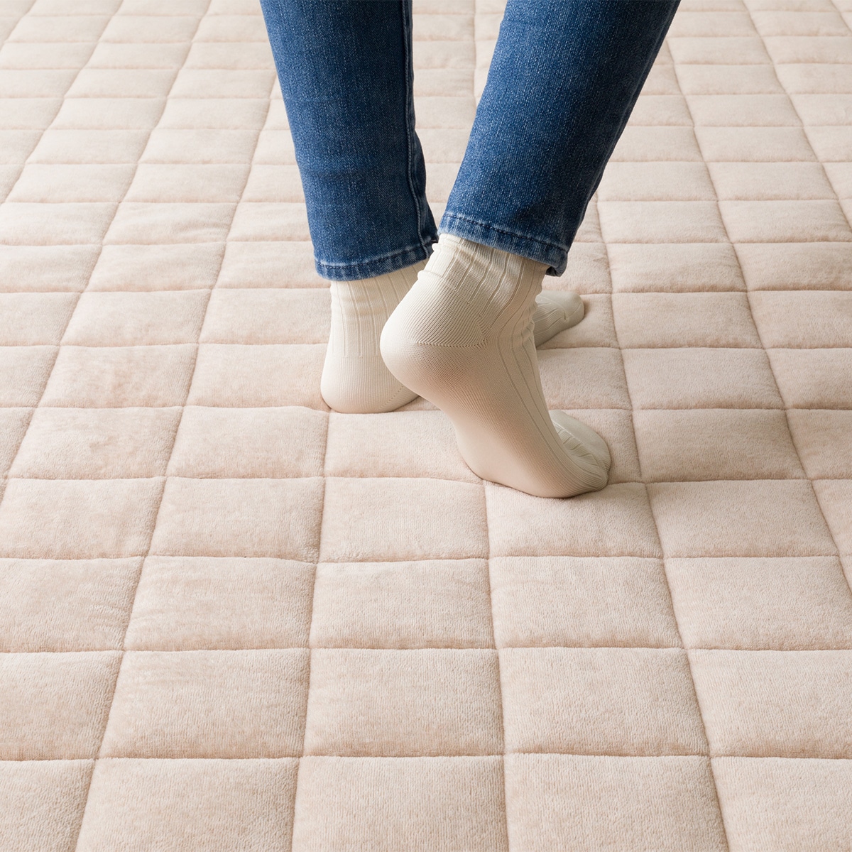 モチモチわたのラグ(QD 185X185 MX12) | ニトリネット【公式】 家具