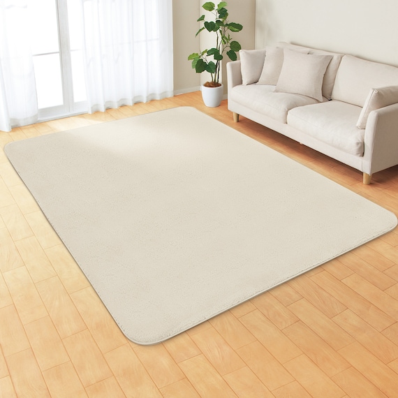 極厚30mmウレタン入り 保温+吸湿発熱+蓄熱+防汚+防音ラグ(NウォームWSP LMOc200X280 MX14) 4枚目画像