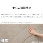 極厚30mmウレタン入り 保温+吸湿発熱+蓄熱+防汚+防音ラグ(NウォームWSP LMOc200X280 MX14) 9枚目画像