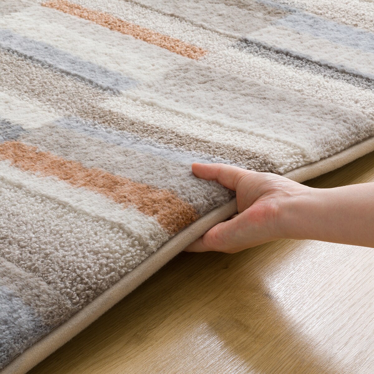 極厚30mmウレタン入り 防汚+防音ラグ(TR OR c 130X185 MX20) | ニトリ