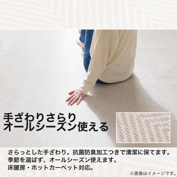 デジタルプリントラグ(185X185 BE HB01) 5枚目画像