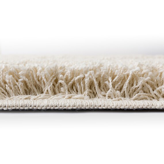 ほこりが取れやすいシャギーラグ(160X230 BE SR008) 15枚目画像