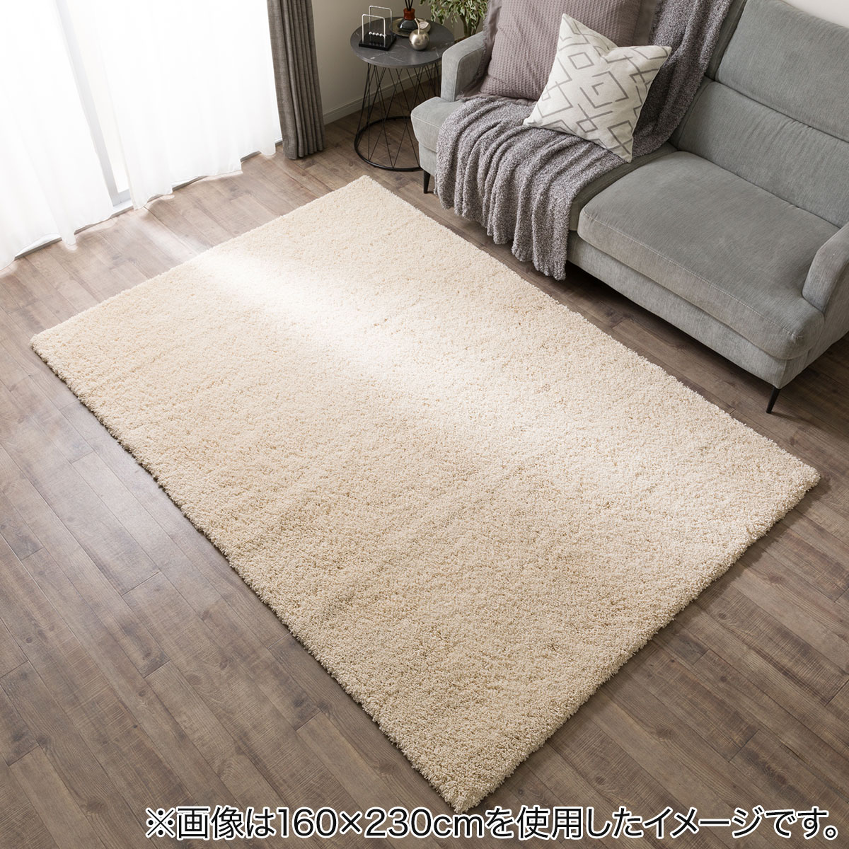 ニトリで購入したシャギーラグ。 ほこりが取れやすいシャギーラグ(200X250 BE SR008) | ニトリネット