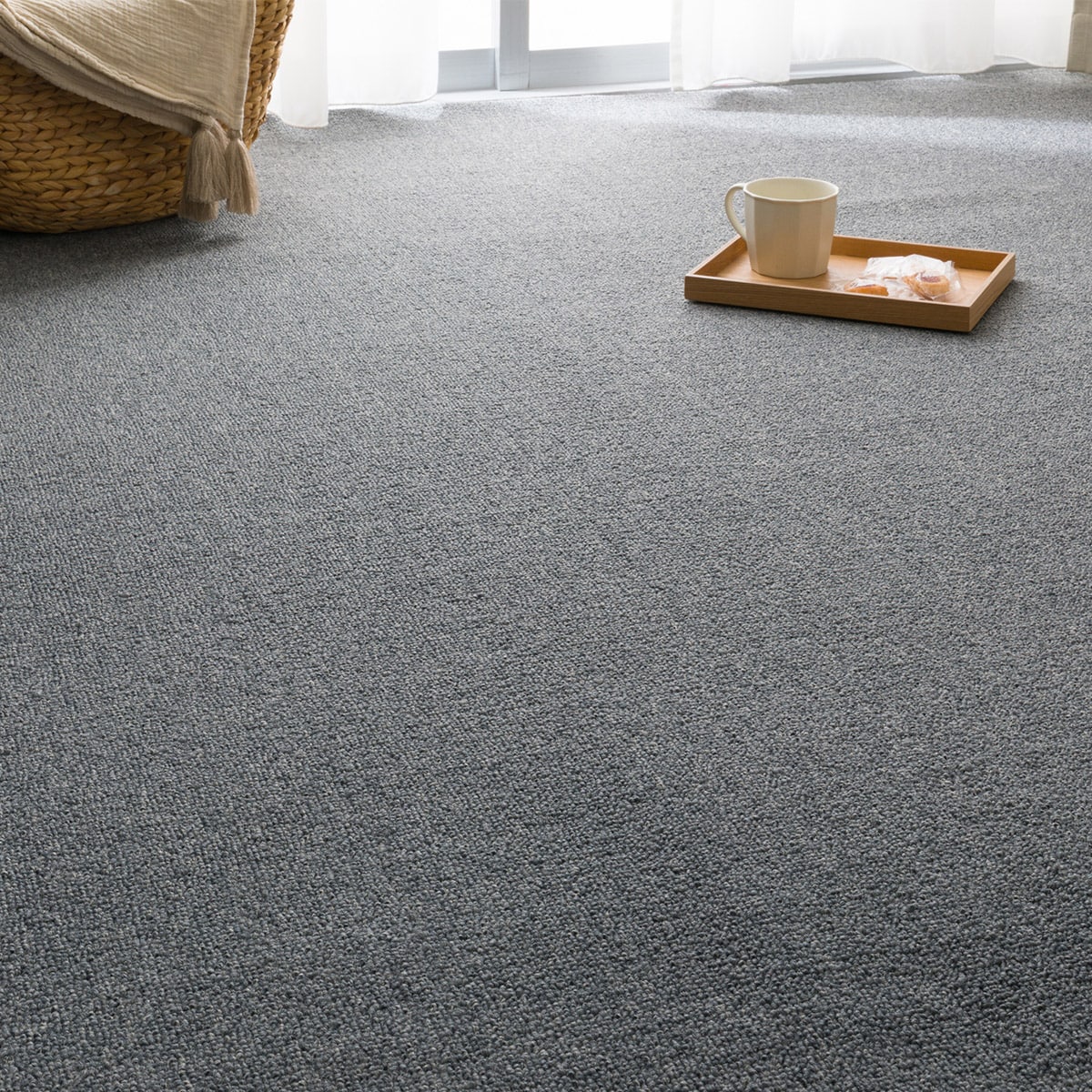 防音・防炎・抗菌防臭・防ダニカーペット(200X200 GY MC01) | ニトリ