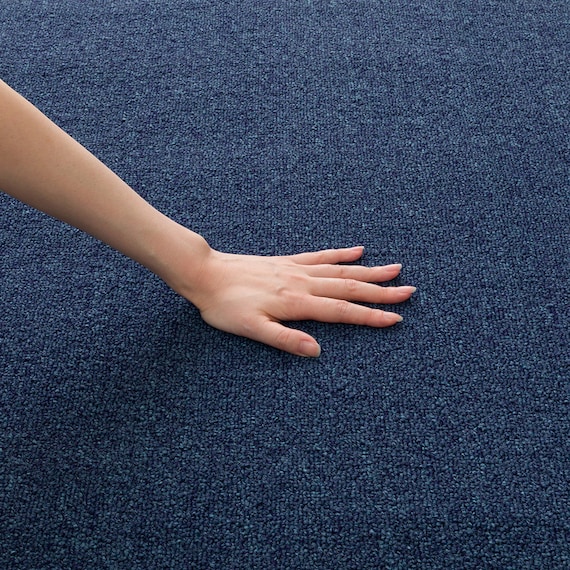 防音・防炎・抗菌防臭・防ダニカーペット(200X200 BL MC01 カットロック加工) 6枚目画像