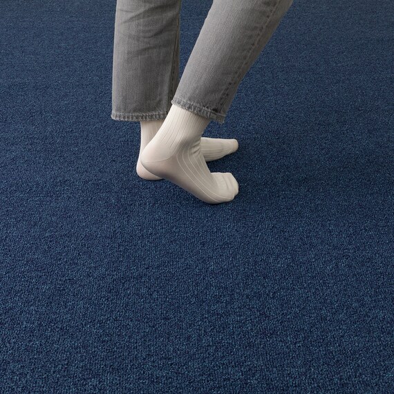 防音・防炎・抗菌防臭・防ダニカーペット(200X200 BL MC01 カットロック加工) 9枚目画像