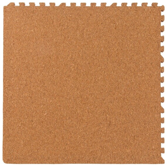 弾力性に優れている大判コルクマット 24枚入り ふち付き(CM02V) 6枚目画像