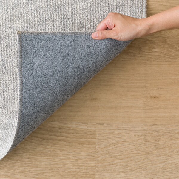 ウッドカーペット ナチュラル 約240×290cm 2分割タイプ ウールカーペット(MC02 IV 200X200) | ニトリネット【公式