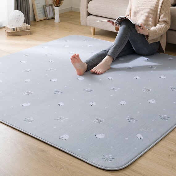 10ｍｍウレタン入り保温+吸湿発熱+蓄熱ラグ（200X240 グレー cDA03） 13枚目画像