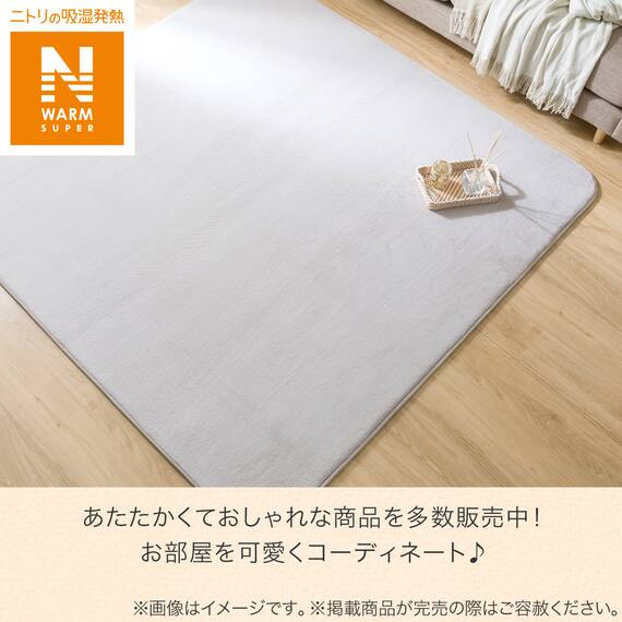 15ｍｍウレタン入り保温+吸湿発熱+蓄熱+防汚ラグ（130X185 ライトモカ cDA04） 4枚目画像