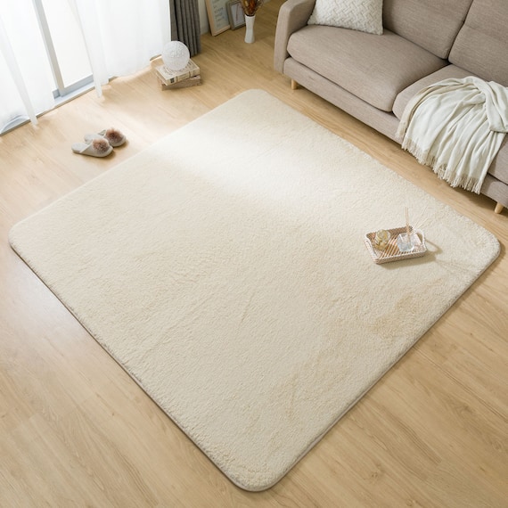 15mmウレタン入り保温+吸湿発熱+蓄熱+防汚ラグ(ラメ130X185ベージュ cDA05) 15枚目画像