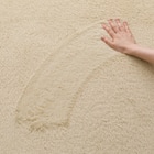 15mmウレタン入り保温+吸湿発熱+蓄熱+防汚ラグ(ラメ130X185ベージュ cDA05) 16枚目画像