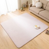 【デコホーム商品】ふわふわで心地よいファーラグ(185X185 ローズ cST02)