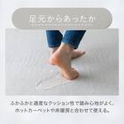 ふわふわで心地よいファーラグ(200X240 グレー cST02) 7枚目画像