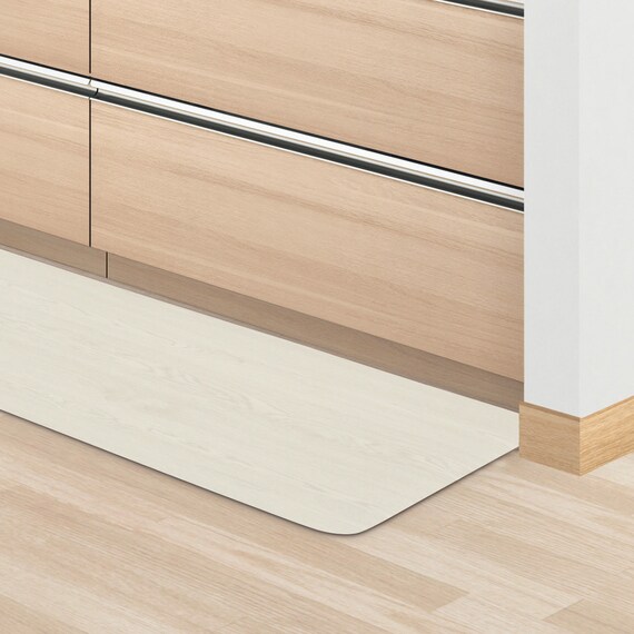 木目調フロアマット(50X180 WH RW01) 1枚目画像