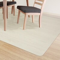 木目調フロアラグ(200X200 WH RW01)