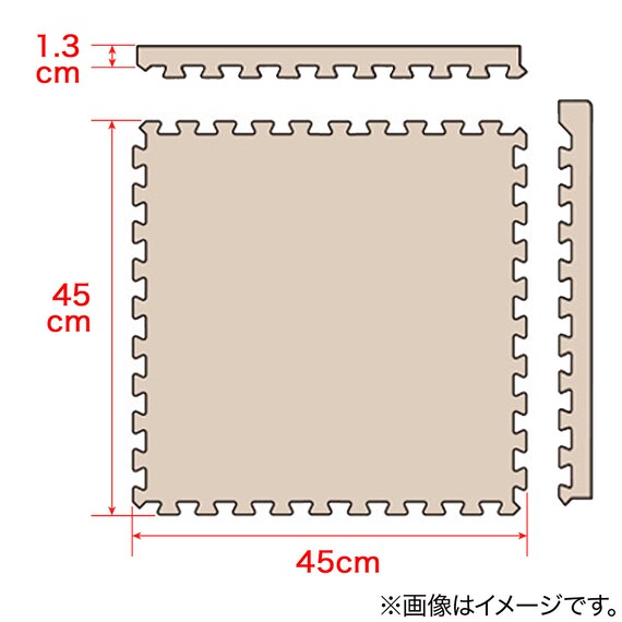 ふち付大理石柄ジョイントマット(Dマーブル2 8P フチツキ) 14枚目画像