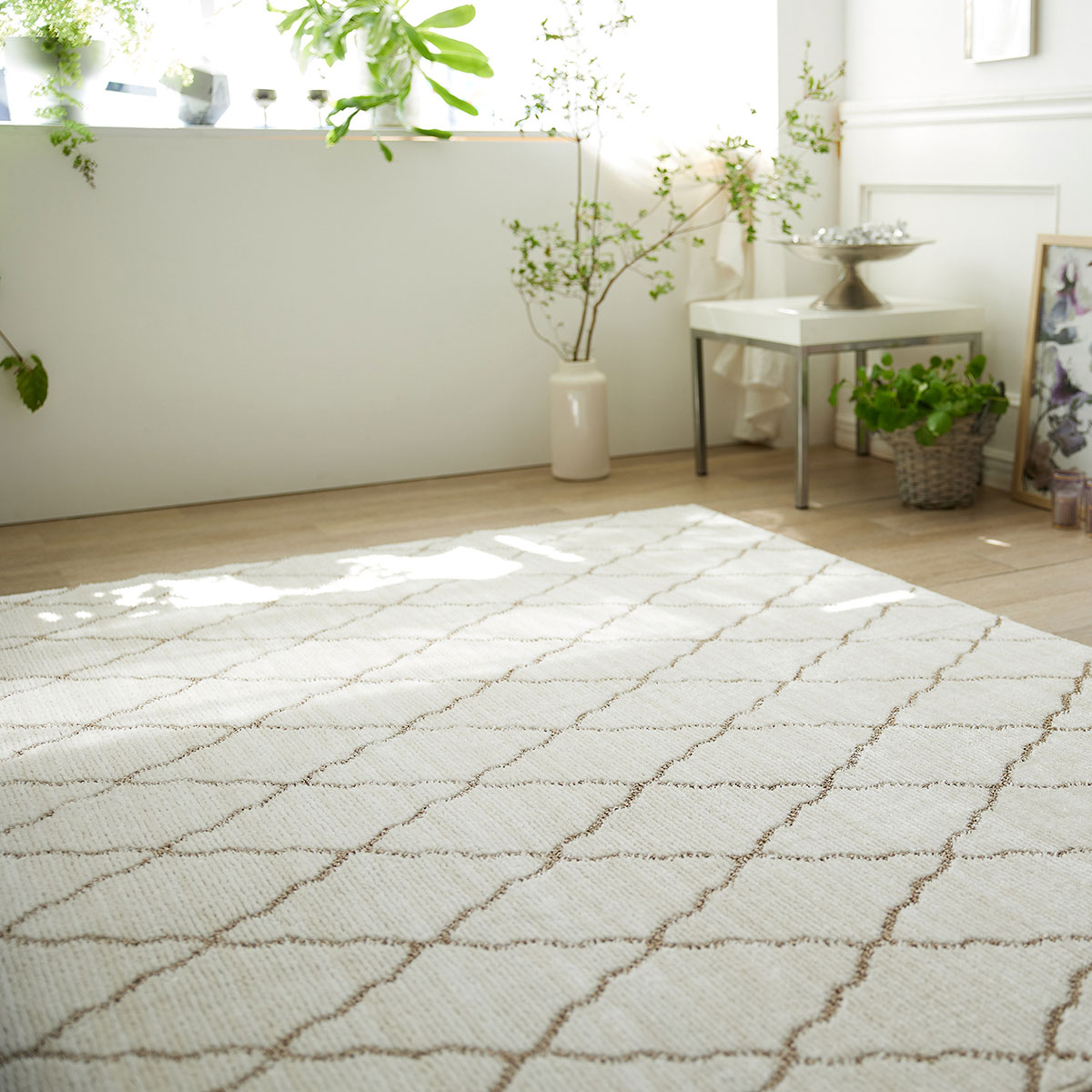 ラグ コラベル 190×190(アイボリー) | ニトリネット【公式】 家具