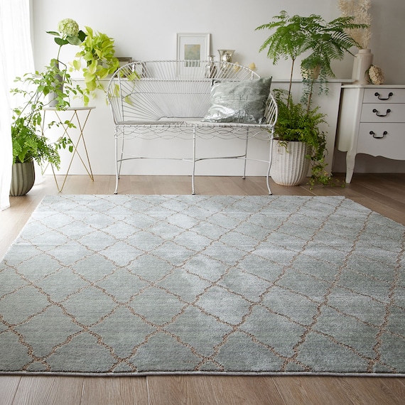 ラグ コラベル 190×190(ライトグリーン) 2枚目画像