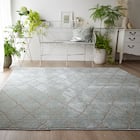 ラグ コラベル 190×240(ライトグリーン) 2枚目画像