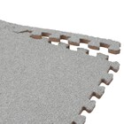 洗えるジョイントマット(グレー 9枚セット ふち付き VJ01) 4枚目画像