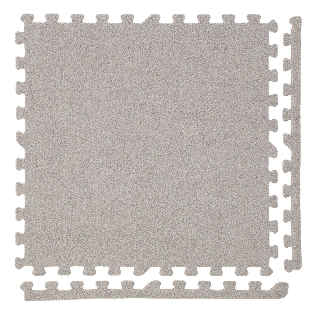 洗えるジョイントマット(モカ 9枚セット ふち付き VJ01) | ニトリ