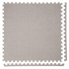 洗えるジョイントマット(モカ 8枚セット ふち付き VJ01) 1枚目画像