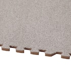 洗えるジョイントマット(モカ 8枚セット ふち付き VJ01) 3枚目画像