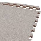 洗えるジョイントマット(モカ 8枚セット ふち付き VJ01) 4枚目画像