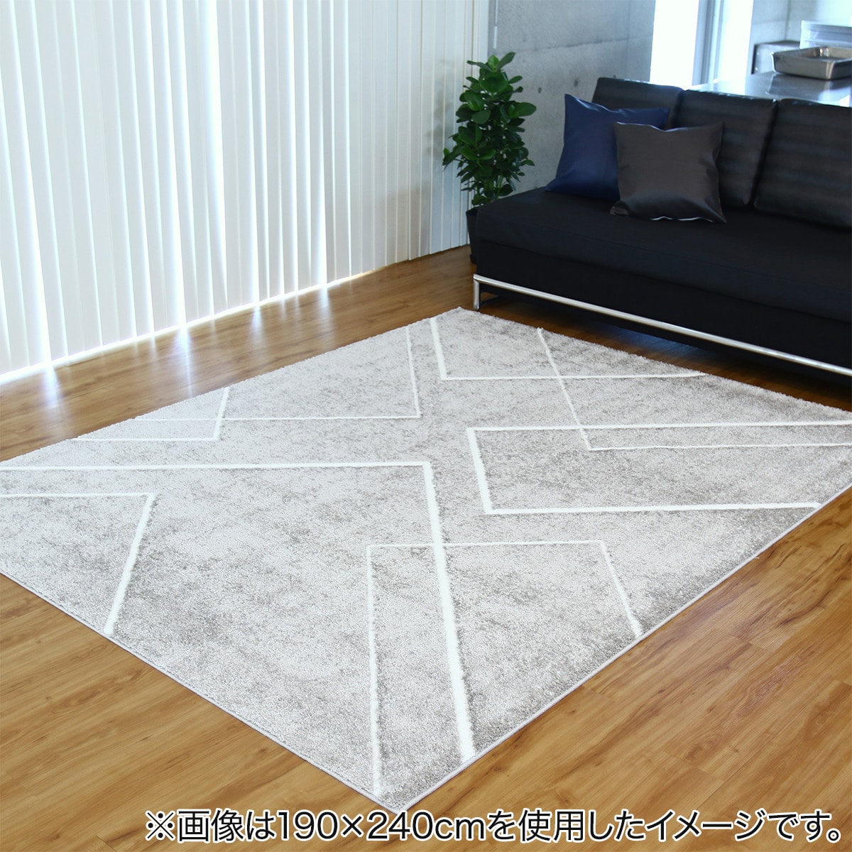 防ダニ抗菌防臭ラグ 130x190cm (LNA SI) | ニトリネット【公式】 家具