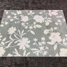 通年使えるラグHOT&COOL(花柄グリーン)190×240 2枚目画像