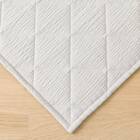 洗えるキルトラグ Dプレーン(130X185 グレー gST2) 10枚目画像