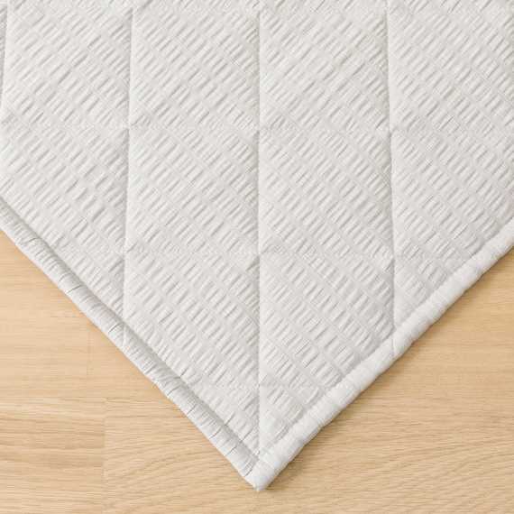 洗えるキルトラグ Dプレーン(130X185 グレー gST2) 10枚目画像