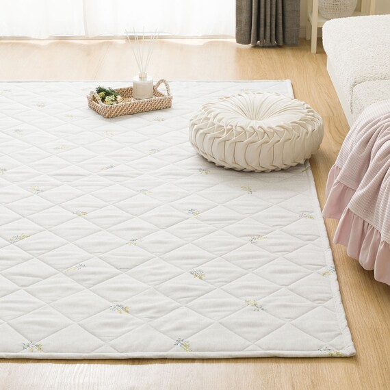 洗えるキルトラグ ミモザ(130X185 gST3) 9枚目画像