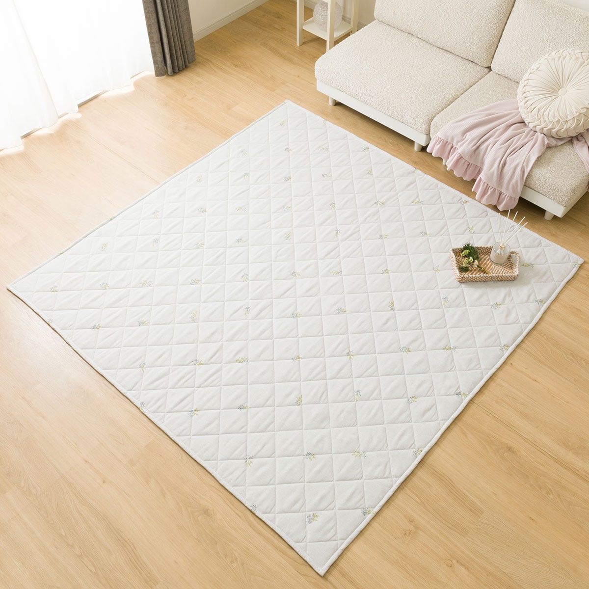 洗えるキルトラグ ミモザ(185X240 gST3) | ニトリネット【公式】 家具