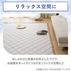 ラグ(NクールSP 185X240 ライトモカ gDS5) 8枚目画像