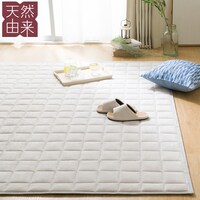 洗えるタオル生地キルトラグ(g 185X185 CY03)