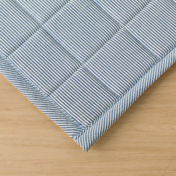 ウレタン10mm洗えるコットンキルトラグ(ピケキルト g BL 130X185 CY04) 10枚目画像