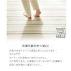 洗えるコットン入りラグ(130x185 GR SR15) 6枚目画像
