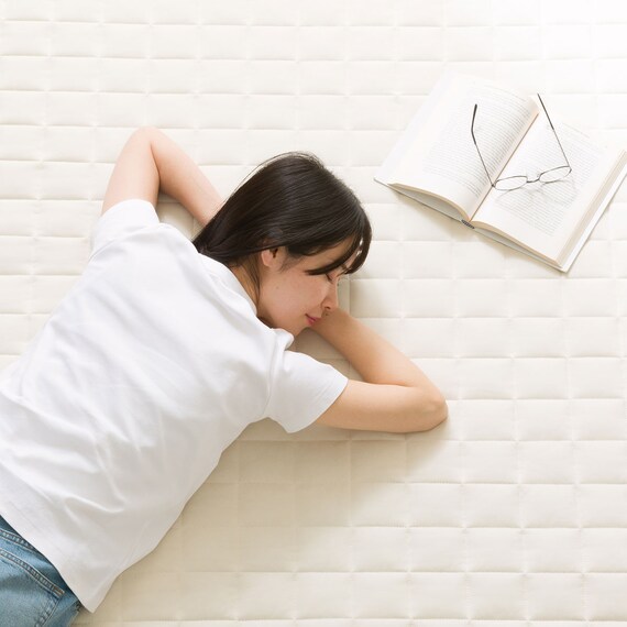 洗える接触冷感キルトラグ(Nクールg BE MX31 185X240) 8枚目画像