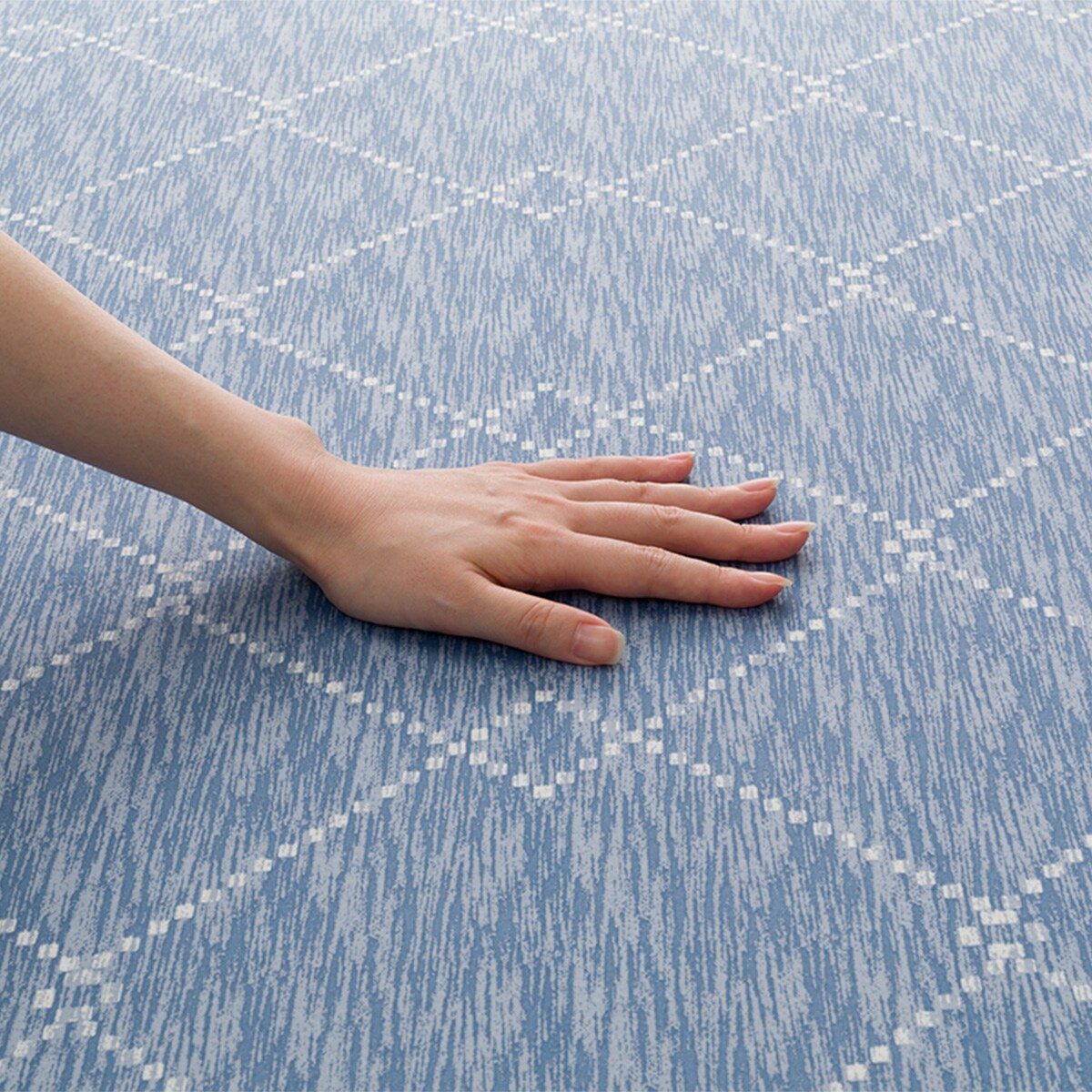 15mmウレタン入り 接触冷感+防汚加工ラグ(NクールSPgTi BL MX35