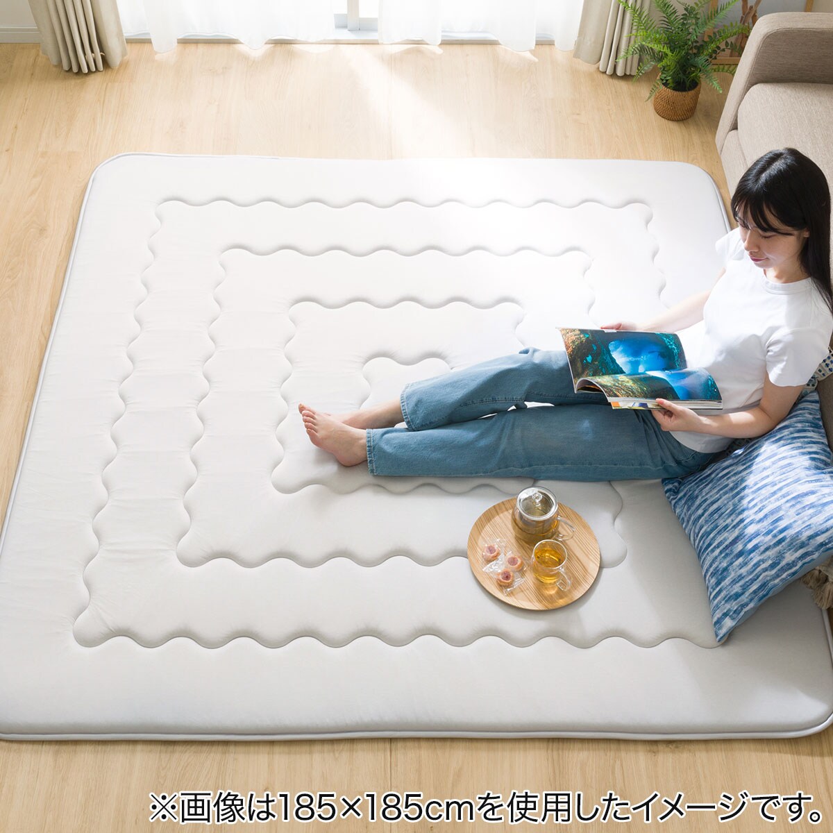 傾斜体感マット3分割(受注生産 Z-19 マット無地パック(小) 100×120 500枚 : 個包装袋
