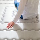 極厚50mmウレタン入り 接触冷感+防汚加工+防音ラグ(NクールSPgMPL GY 185X240) 12枚目画像