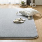 極厚30mmウレタン入り 防汚加工+防ダニ加工+防音ラグ(185X185 GY PL04) 1枚目画像
